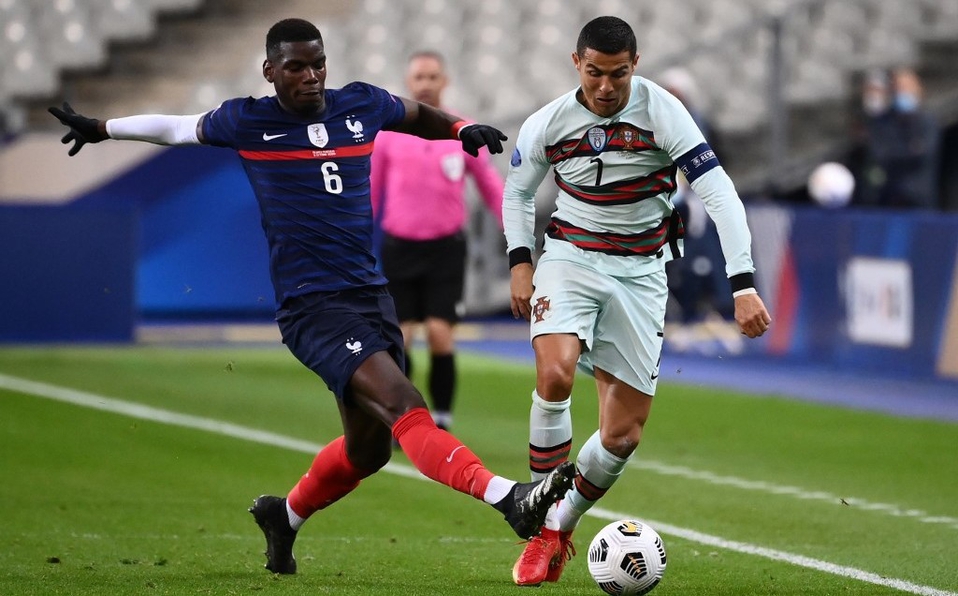 Francia y Portugal se enfrentaron por última vez en la Liga de Naciones en noviembre de 2020. Empataron 1-1. Foto Prensa Libre: AFP.