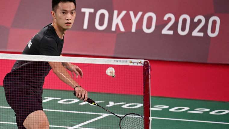 Angus Ng Ka Long será el próximo rival de Kevin Cordón en los Juegos Olímpicos de Tokio. Foto Prensa Libre:  AFP.