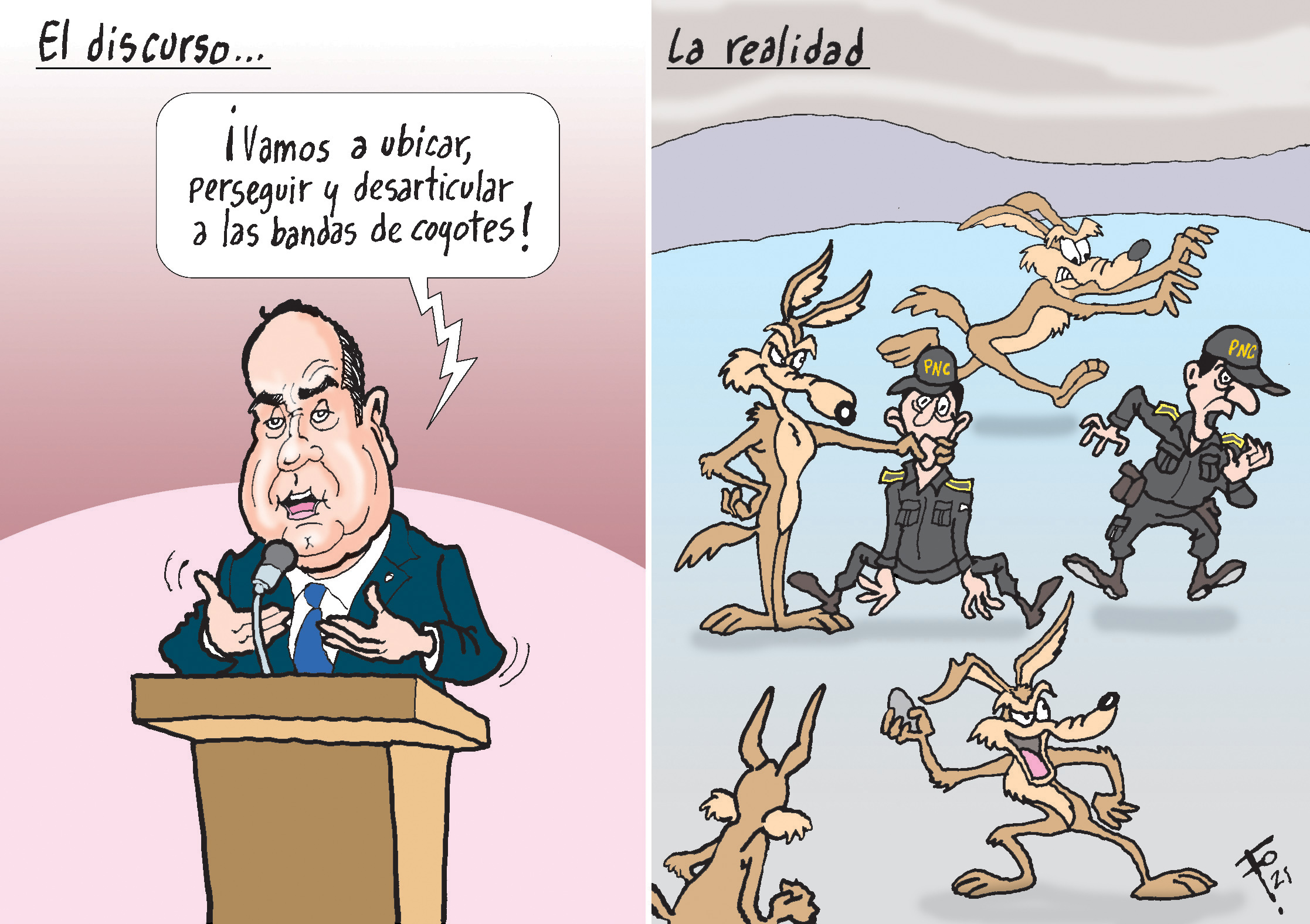 Personaje: Alejandro Giammattei.