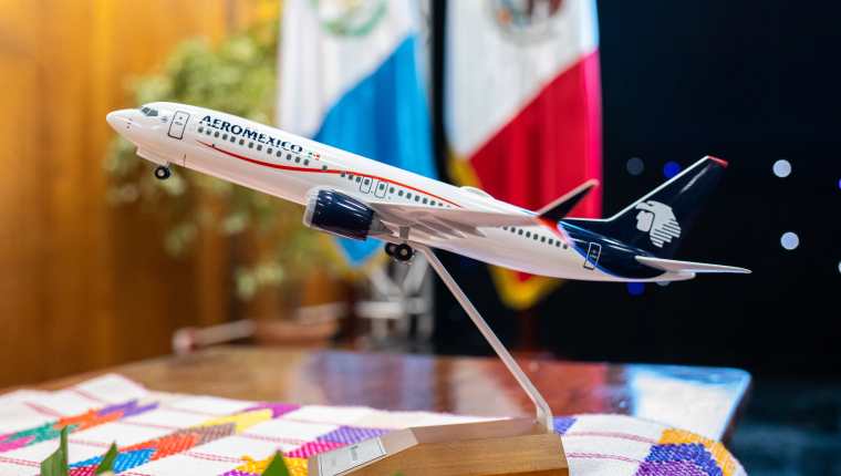 Aeroméxico cuenta con una oferta de 14 vuelos semanales y más de 12 mil asientos al mes entre ambos países. (Foto Prensa Libre: Cortesía Inguat)
