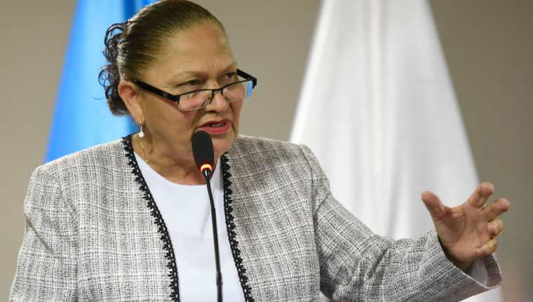 María Consuelo Porras, Fiscal General, finalizará su periodo en mayo de 2022. (Foto Prensa Libre: AFP). 