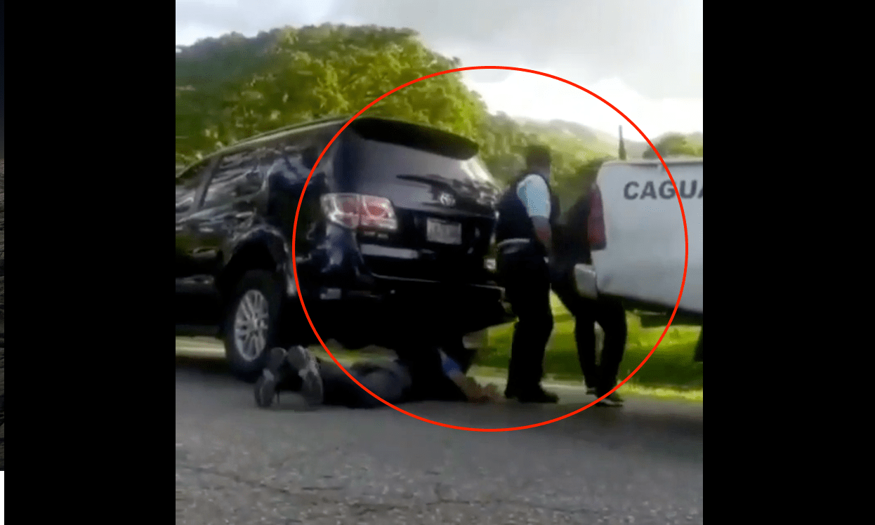 Todo quedó registrado en un video que subido a las redes. (Foto Facebook/Notivision365).