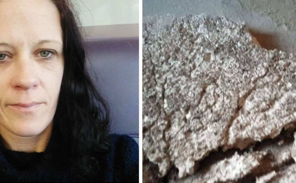 Caroline Bowman ha sufrido enfermedades por el moho en las paredes de su apartamento. (Foto Prensa Libre: Tomada de El Día)