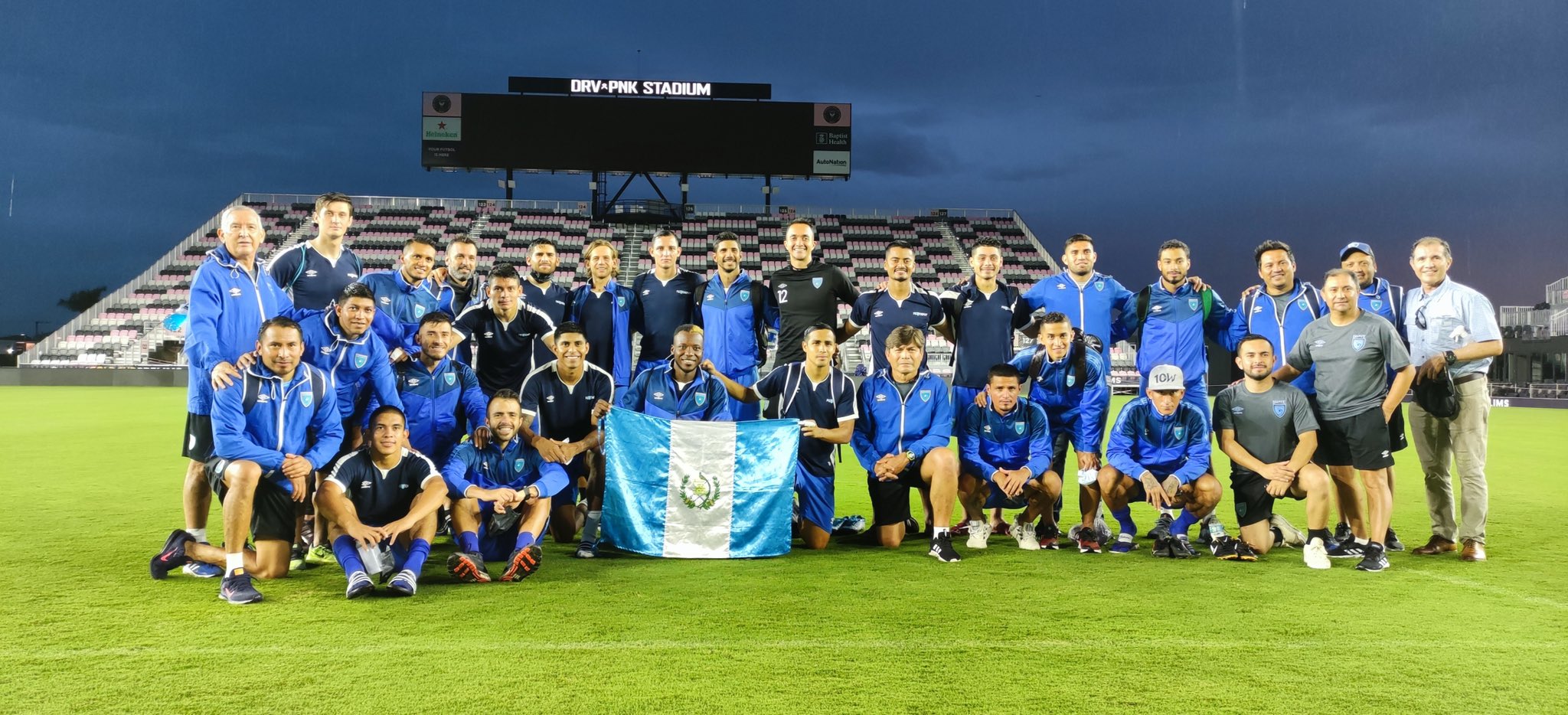 La Selección de Guatemala cumplió n ciclo con la dirección técnica de Amarini Villatoro. (Foto Fedefut).