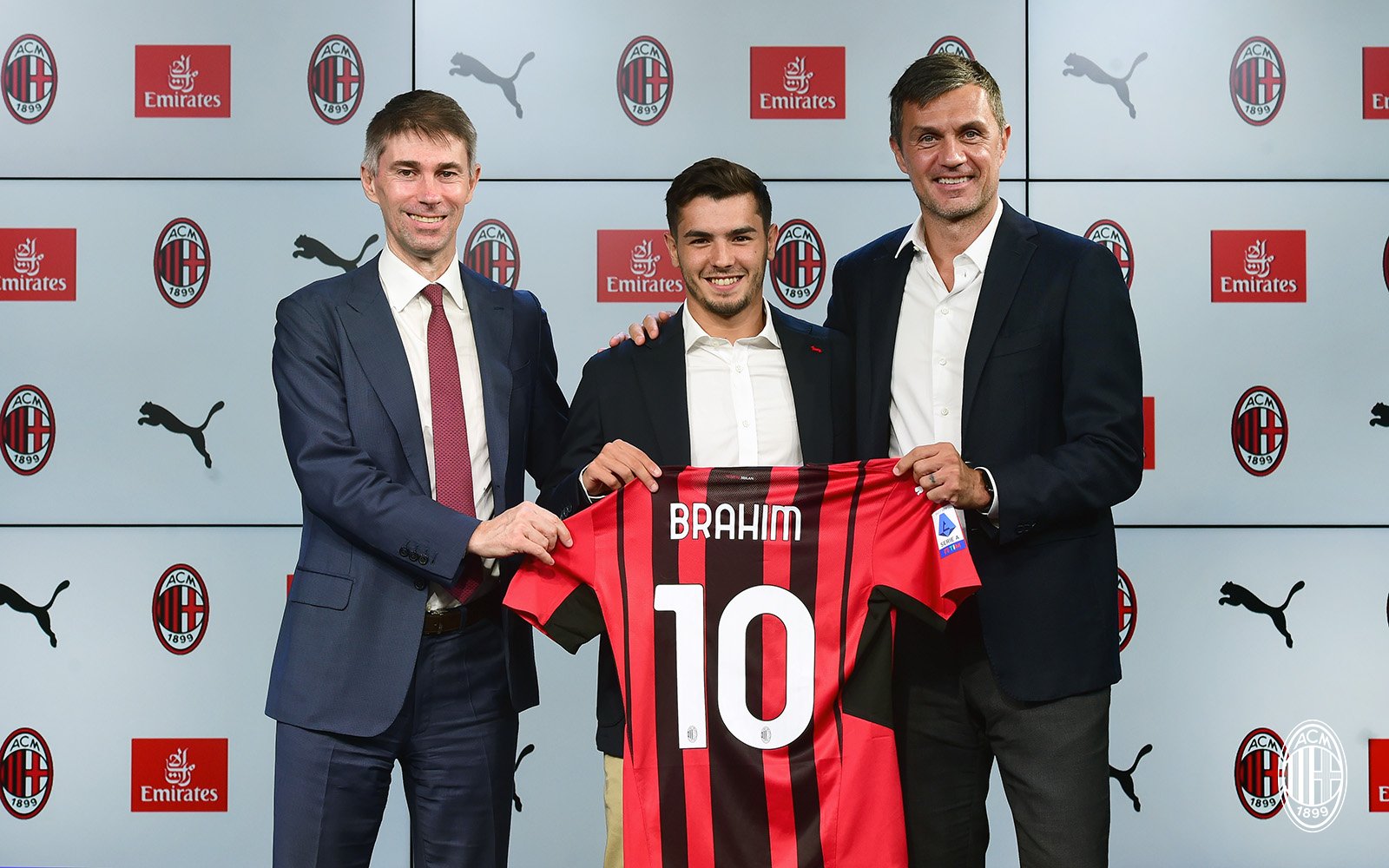 Brahim Díaz fue presentado oficialmente por el AC Milán para la próxima temporada. (Foto AC Milán).
