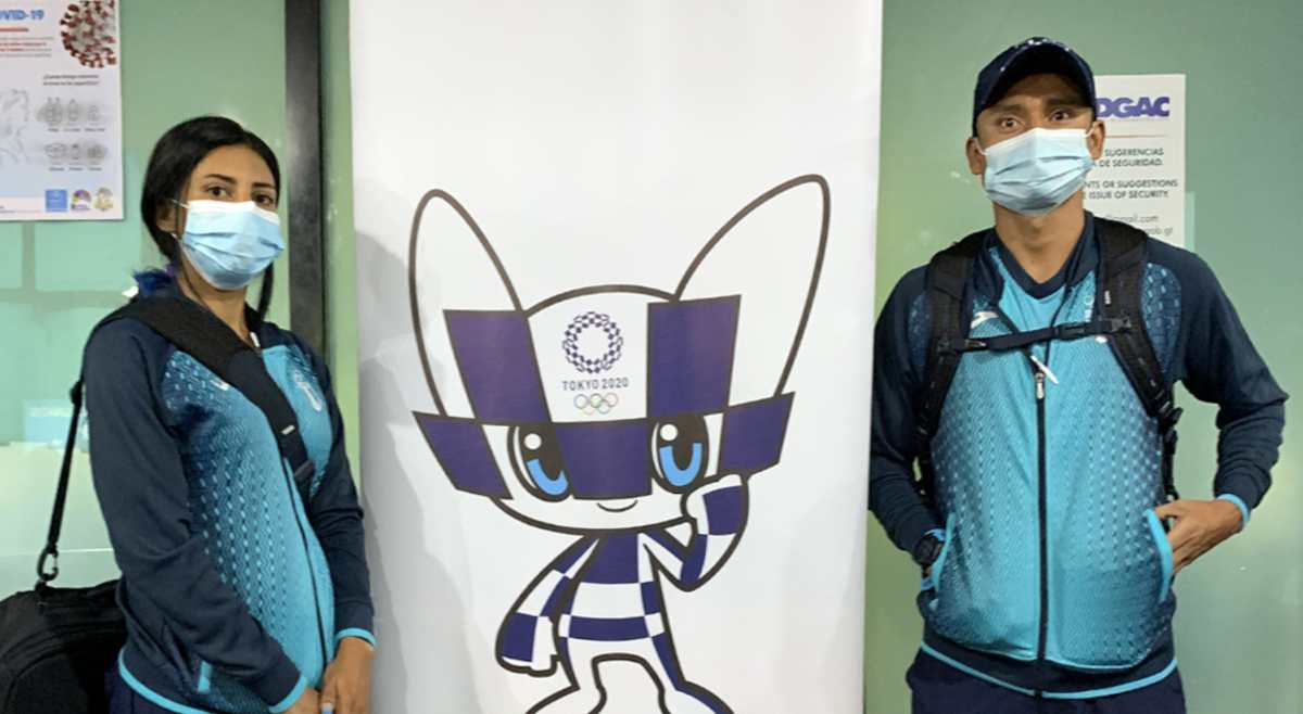 Mirna Ortiz y Erick Barrondo vuelan a Tokio donde ya los espera el equipo de marcha olímpica