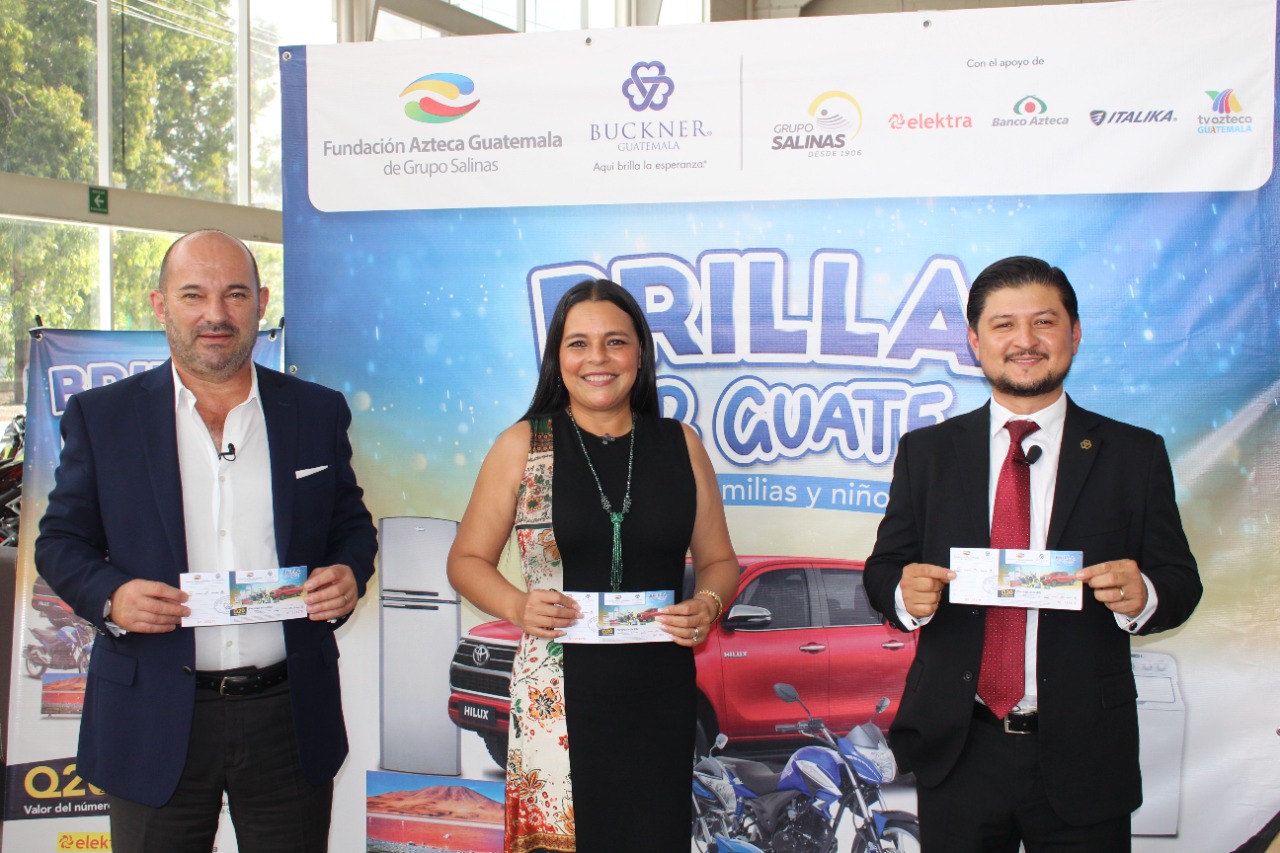 Brilla por Guate, la rifa que recauda fondos para la niñez y las familias de escasos recursos