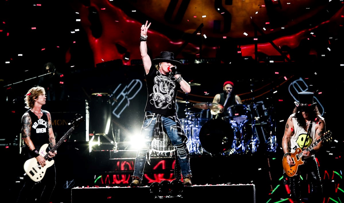 Axl Rose, Duff y Slash regresan a los escenarios para complacer a seguidores de los Guns N´ Roses de todo el mundo. (Foto Prensa Libre: Guns N´ Roses)