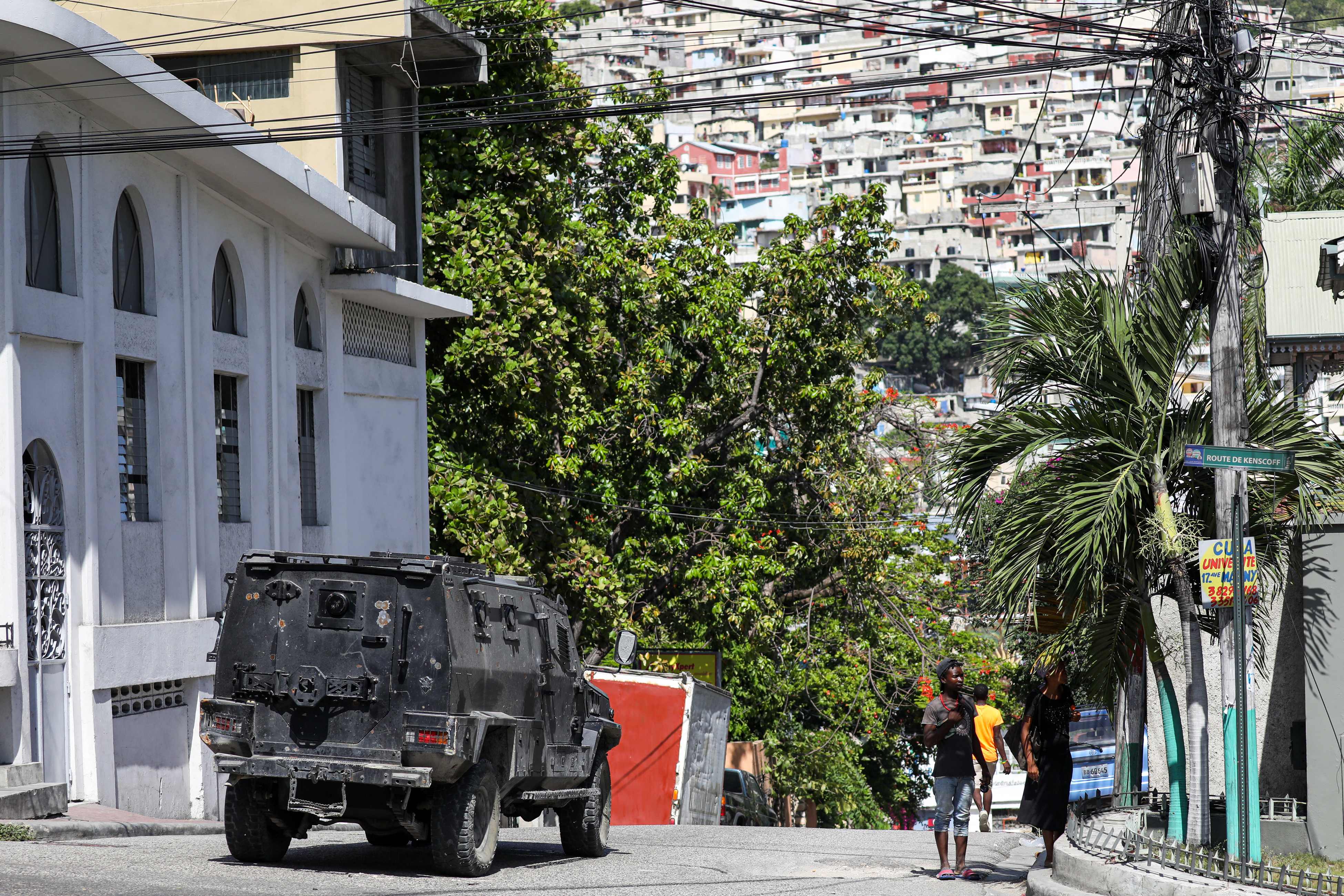 El ambiente en Haití se mantiene tenso luego de un ataque armado que cobró la vida del presidente Jovenel Moise. (Foto Prensa Libre: AFP)