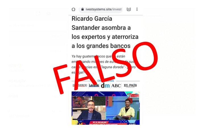 Alerta: circula información falsa sobre el presentador de Guatevisión Ricardo García Santander