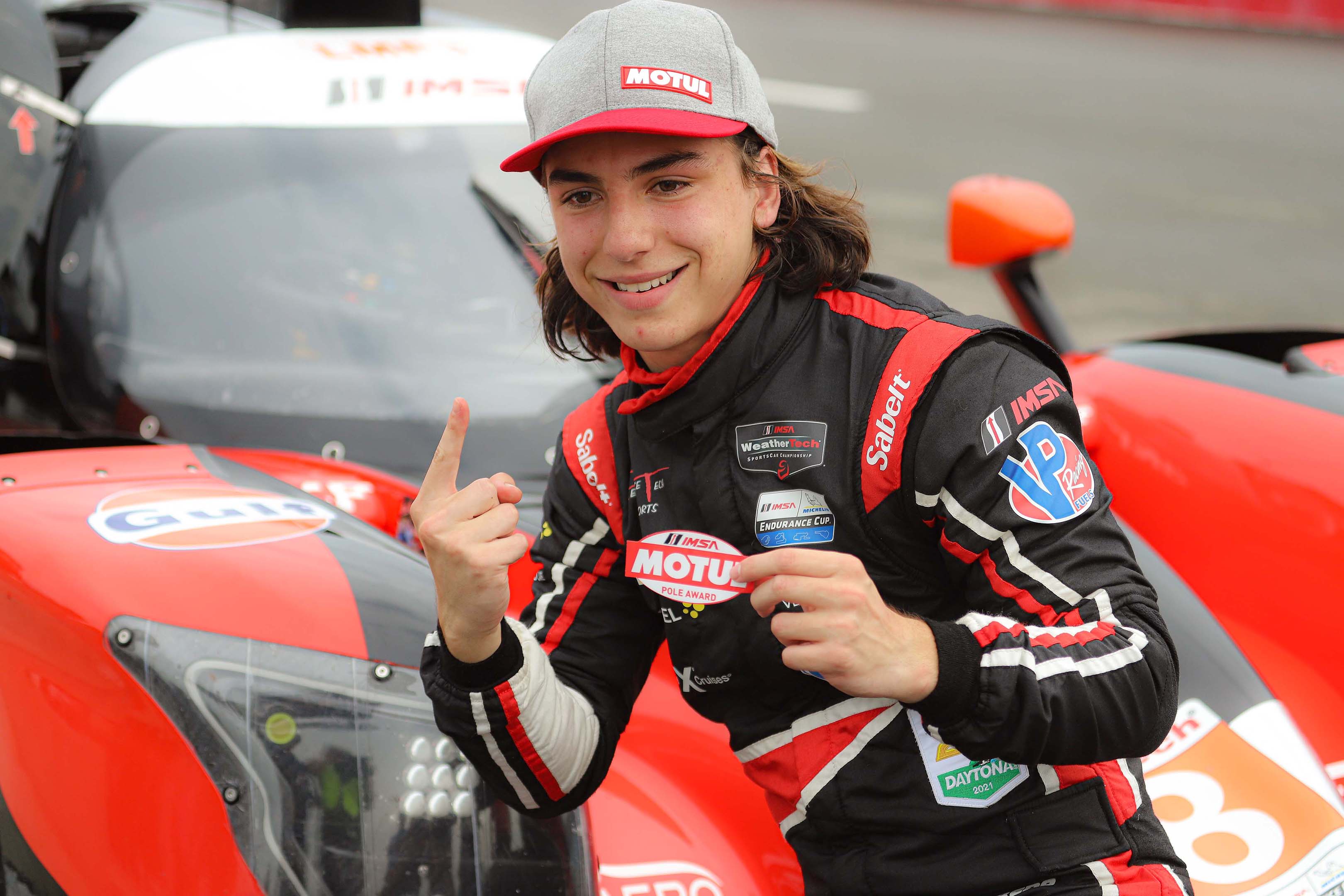 Mateo Llarena se confirma como el piloto más joven en ganar una Pole Position en la IMSA