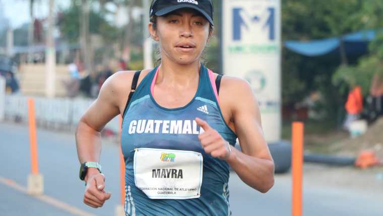 Mayra Herrera se ha consolidado como una de las líderes del equipo de marcha, su trayectoria de más de 10 años en esta disciplina la respalda. Foto Prensa Libre: Cortesía COG