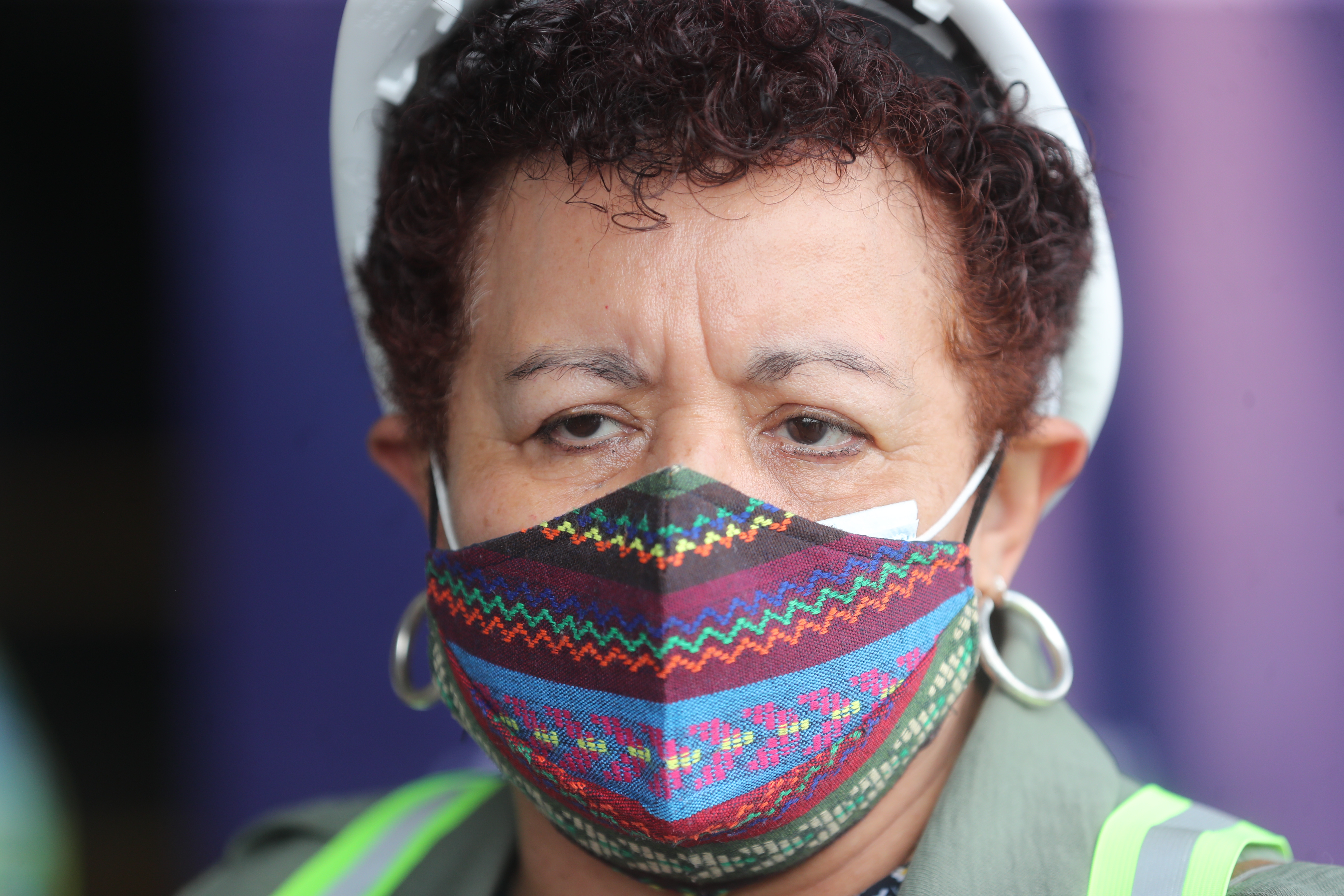 Amelia Flores, ministra de salud, Un lote de 200 mil dosis de Sputnik V arrib a Guatemala este 3 de julio del 2021 al Aeropuerto Internacional La Aurora via Combex. Fotografa. Erick Avila: 03/07/2021