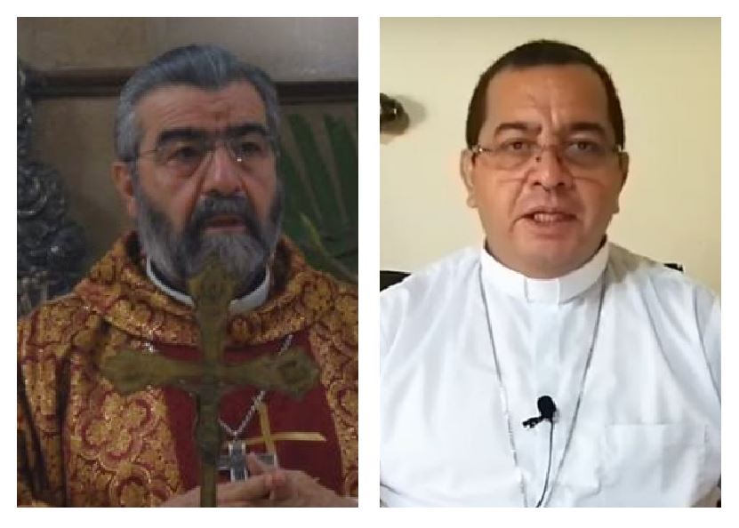 El español José Cayetano Parra Novo fue nombrado obispo de la diócesis de Santa Rosa de Lima, Santa Rosa; y, el guatemalteco Domingo Buezo Leiva, obispo de la diócesis de Sololá-Chimaltenango. (Foto Prensa Libre: Cortesía)
