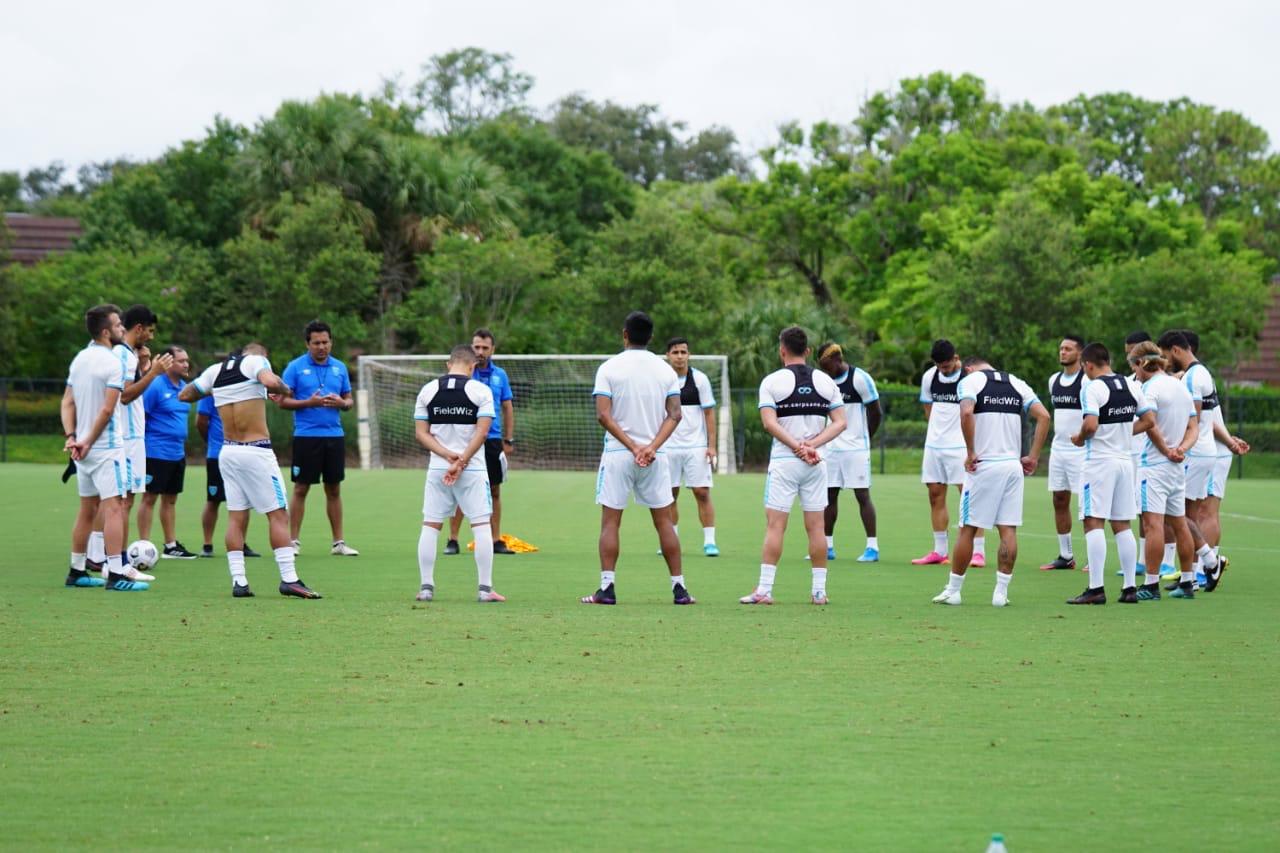 La Selección de Guatemala se alista para enfrentar el sábado a la Selección de Guyana. (Foto Fedefut).