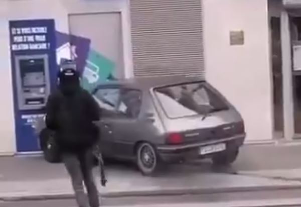 intentan robar cajero automático en Francia