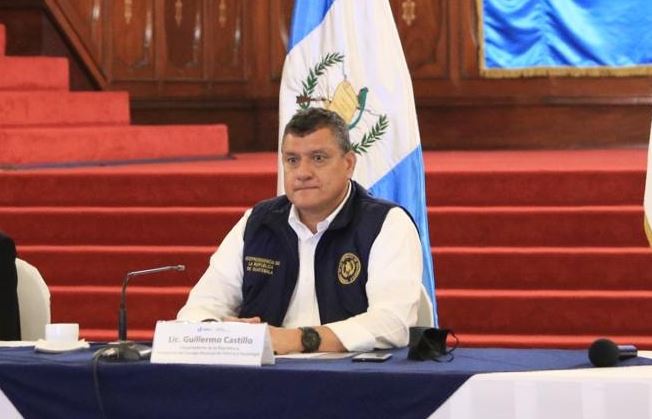El vicepresidente Guillermo Castillo participa en la segunda reunión ordinaria del Consejo Nacional de Ciencia y Tecnología. (Foto Prensa Libre: Vicepresidencia de Guatemala)