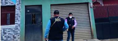 Uno de los operativos que realizó el MP y la PNC en Huehuetenango. (Foto Prensa Libre: MP)