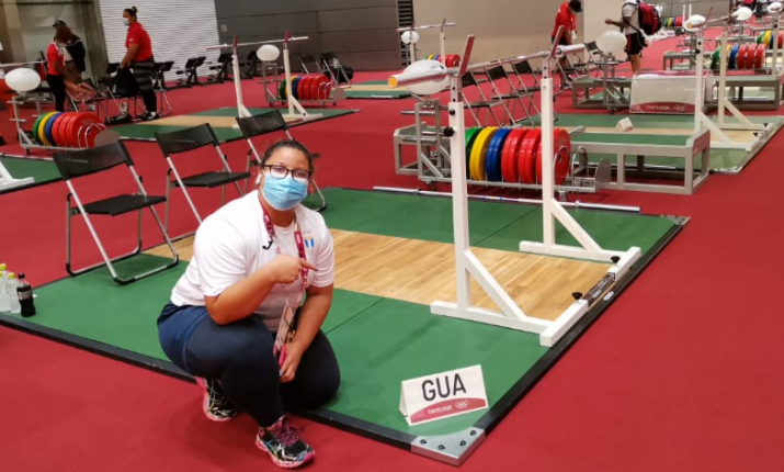 A sus 21 años, será la única representante del país en competir en pesas en Tokio. En Río 2016, Édgar Pineda Zeta fue el encargado de representar a Guatemala en la justa olímpica. Foto Prensa Libre (COG)