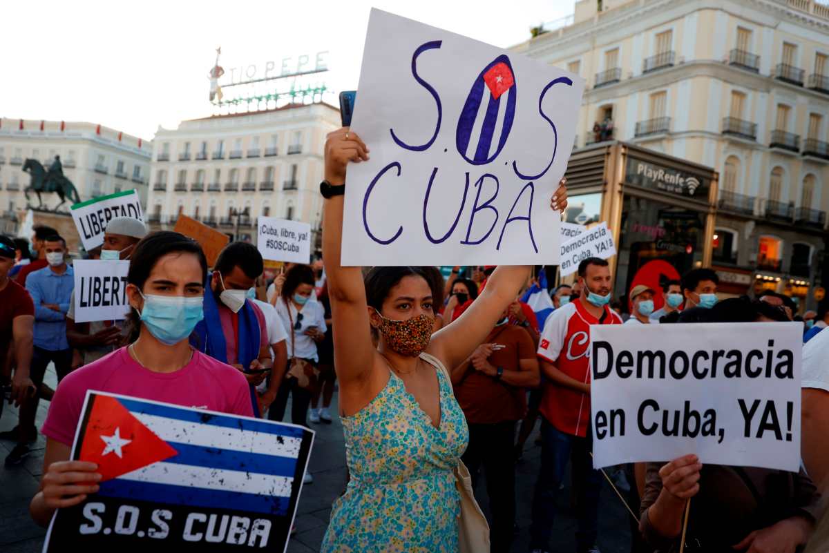 #SOSCuba la consigna que usan artistas en redes sociales y se expresan a favor de la “lucha del pueblo cubano” por su libertad