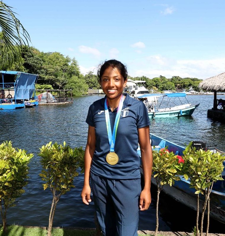 En el Ciclo Olímpico actual, Yulissa López  logró tres medallas de oro y dos de plata en los Juegos Centroamericanos de Managua, en 2017; un bronce y un cuarto lugar en los Juegos Centroamericanos y del Caribe de Barranquilla 2018. Foto Prensa Libre: Hemeroteca PL.