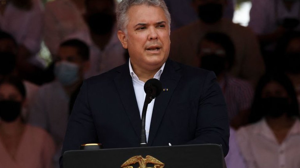 Iván Duque, presidente de Colombia. (GETTY IMAGES)