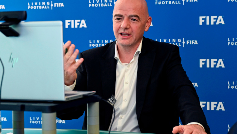 GRAF1723. ZURICH (SUIZA), 30/06/2021.- El presidente de la FIFA, Gianni Infantino, defendió 
