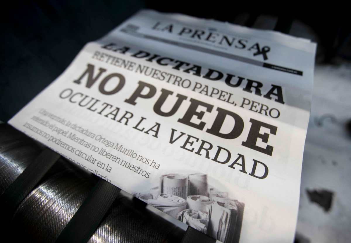 Organizaciones exigen restaurar libertades de prensa y expresión en Nicaragua, donde se agudiza la represión