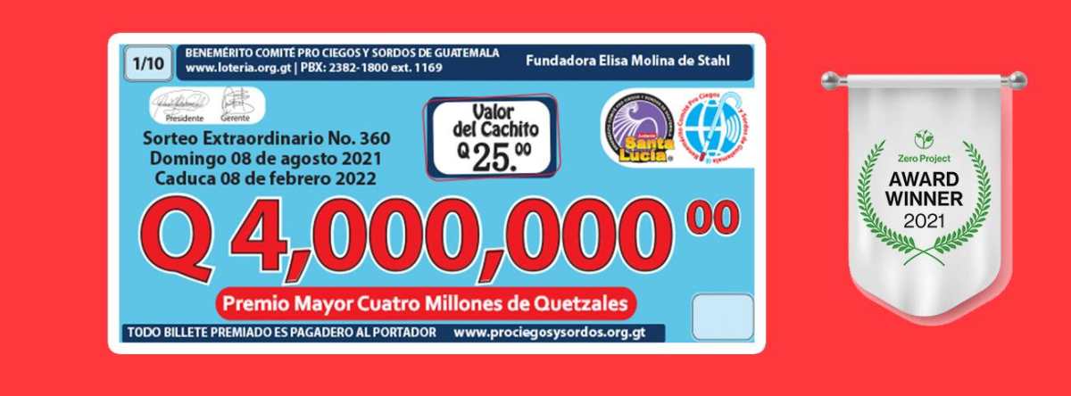 Se conocerá el número ganador del Premio de Cuatro Millones de Quetzales de Lotería Santa Lucía