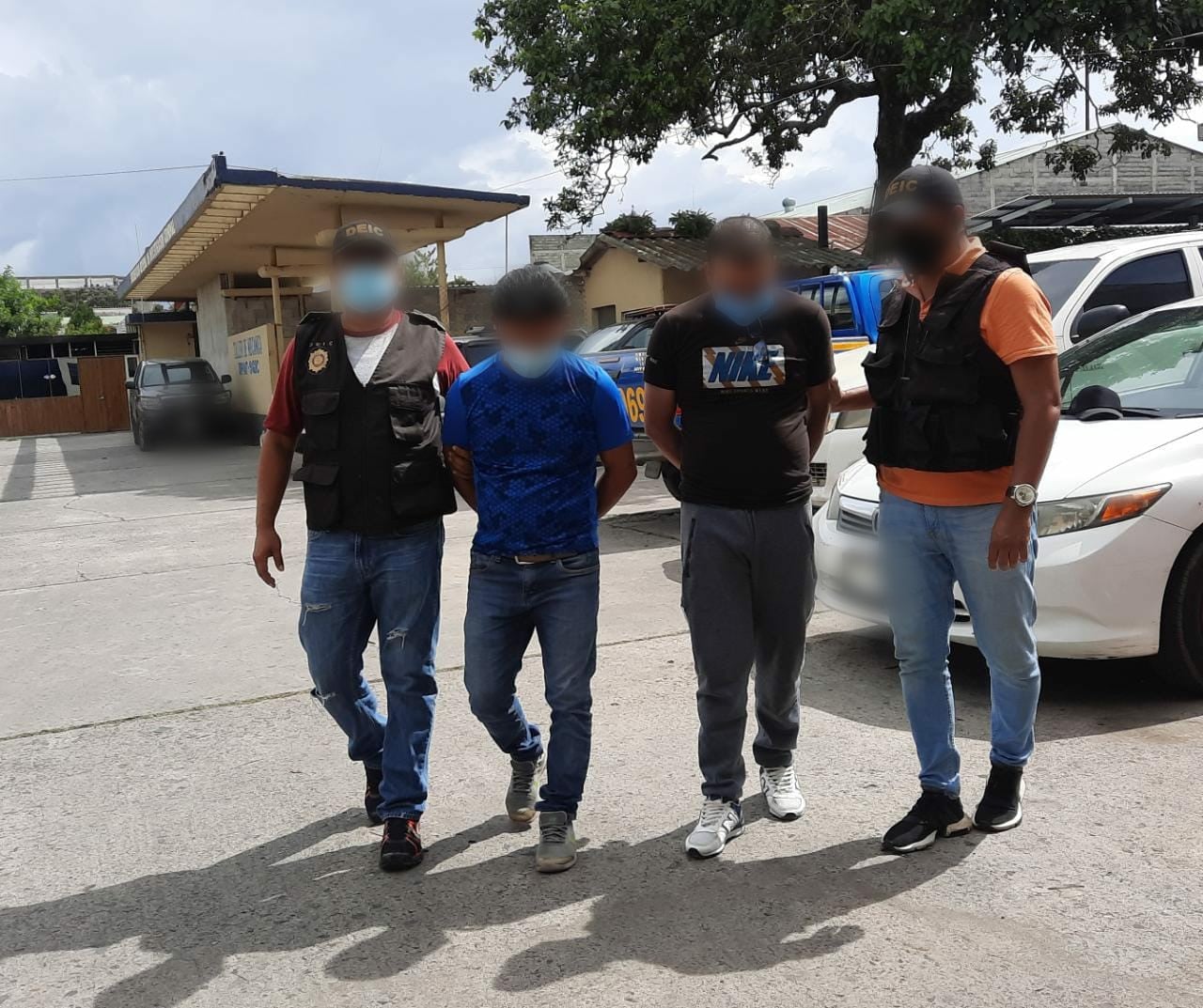 Captura de presuntos ladrones