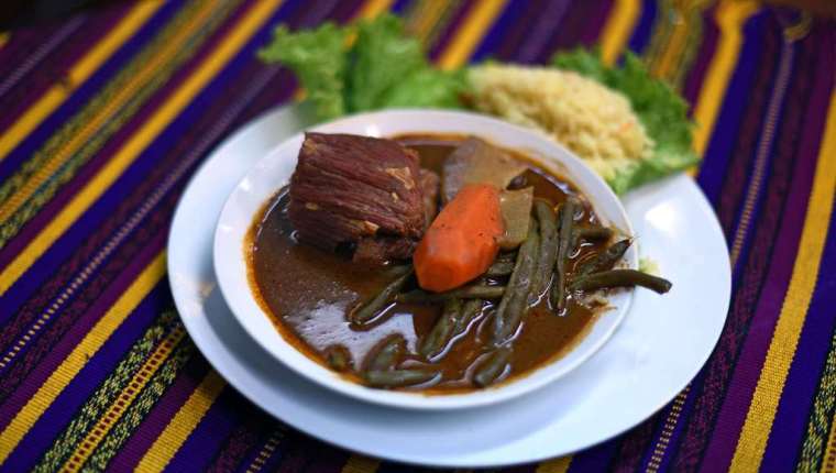 View of a plate with 