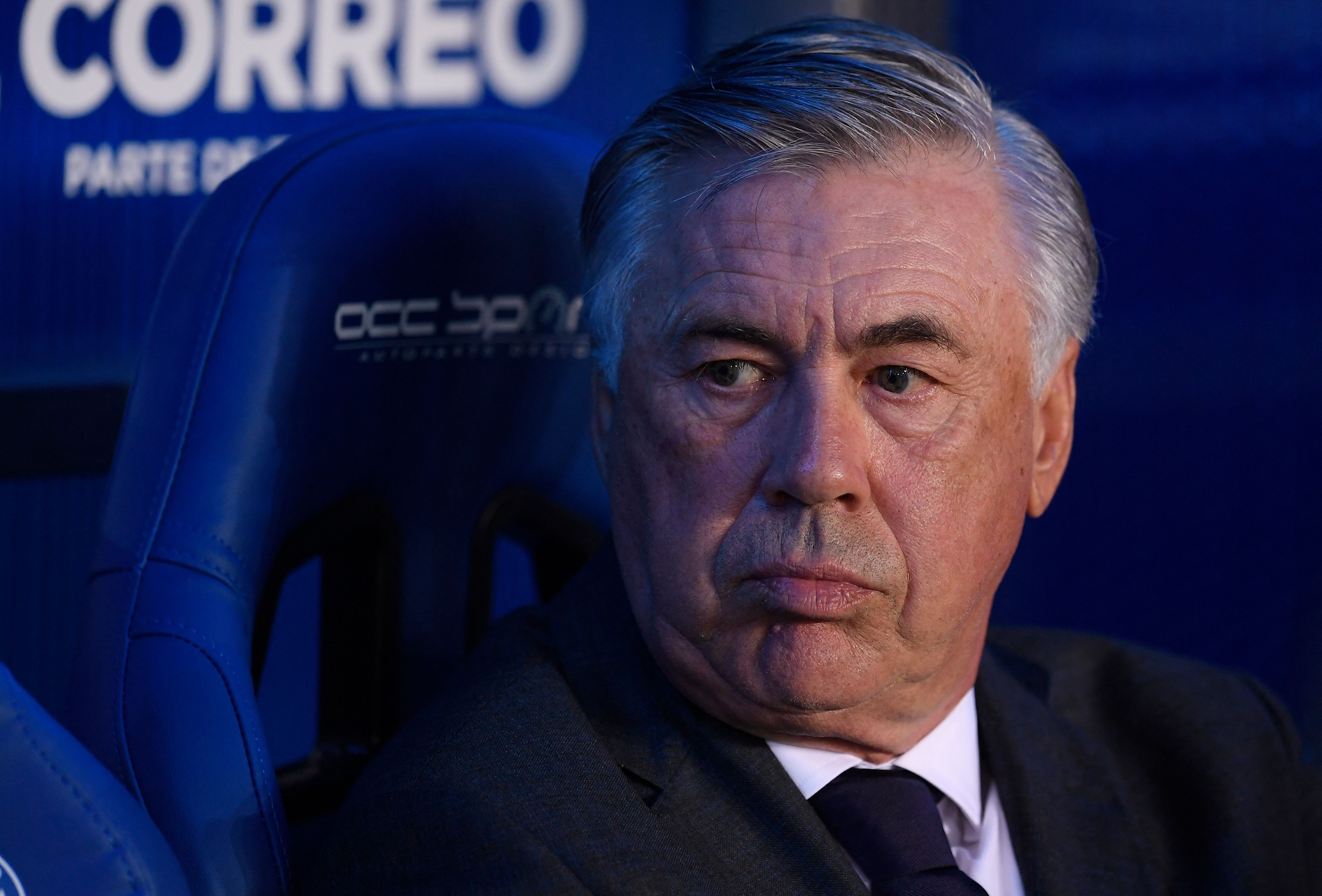 Carlo Ancelotti, entrenador del Real Madrid. (Foto Prensa Libre: AFP)