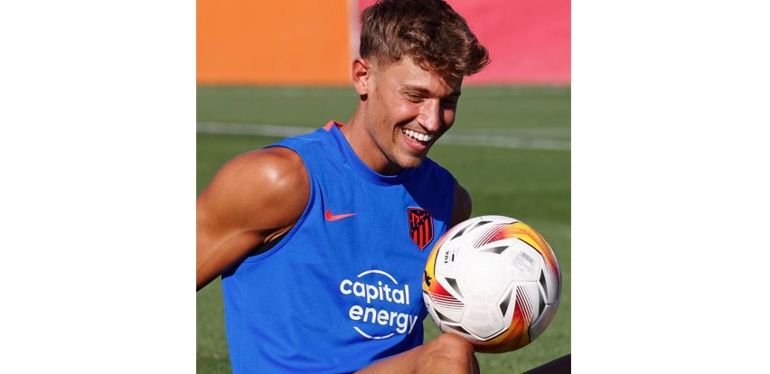 Marcos Llorente seguirá defendiendo la camiseta del Atlético hasta 2027. (Foto Prensa Libre: Twitter @Atleti)
