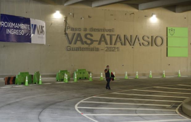 Paso a desnivel VAS-Atanasio con el que se pretende mayor fluidez vehicular en la ciudad de Guatemala. (Foto Prensa Libre: Esbin García) 