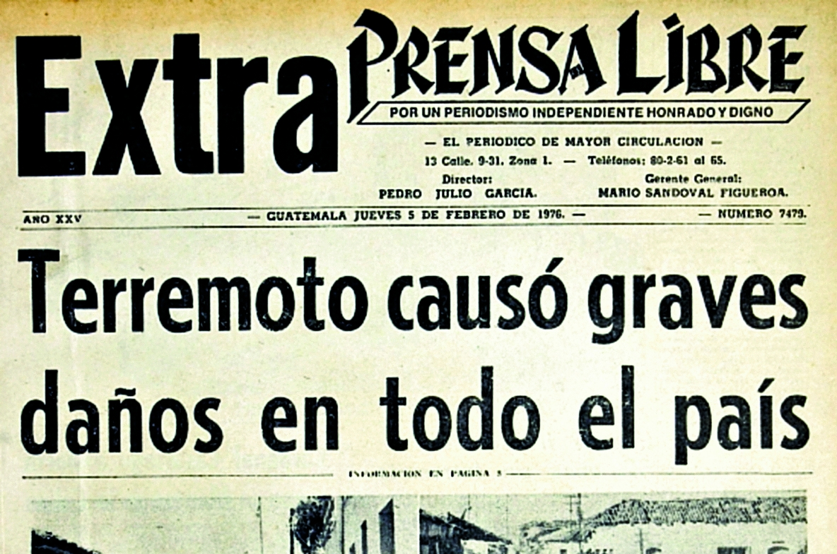 Historia de Guatemala Terremoto asuela al país