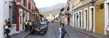 Calle del Arco en Antigua Guatemala, Sacatepéquez. 
(Foto Prensa Libre: Hemeroteca PL)