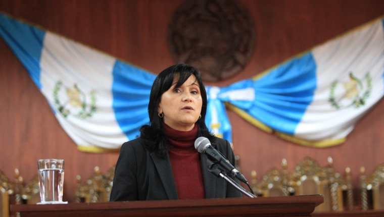 Gloria Porras abandonó Guatemala por temor a represalias judiciales. (Foto Prensa Libre: Hemeroteca PL)