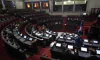 Este jueves se levantó la sesión por falta de cuórum en el Congreso en la que se debía aprobar en segundo debate el estado de Calamidad. (foto Prensa Libre: Élmer Vargas)