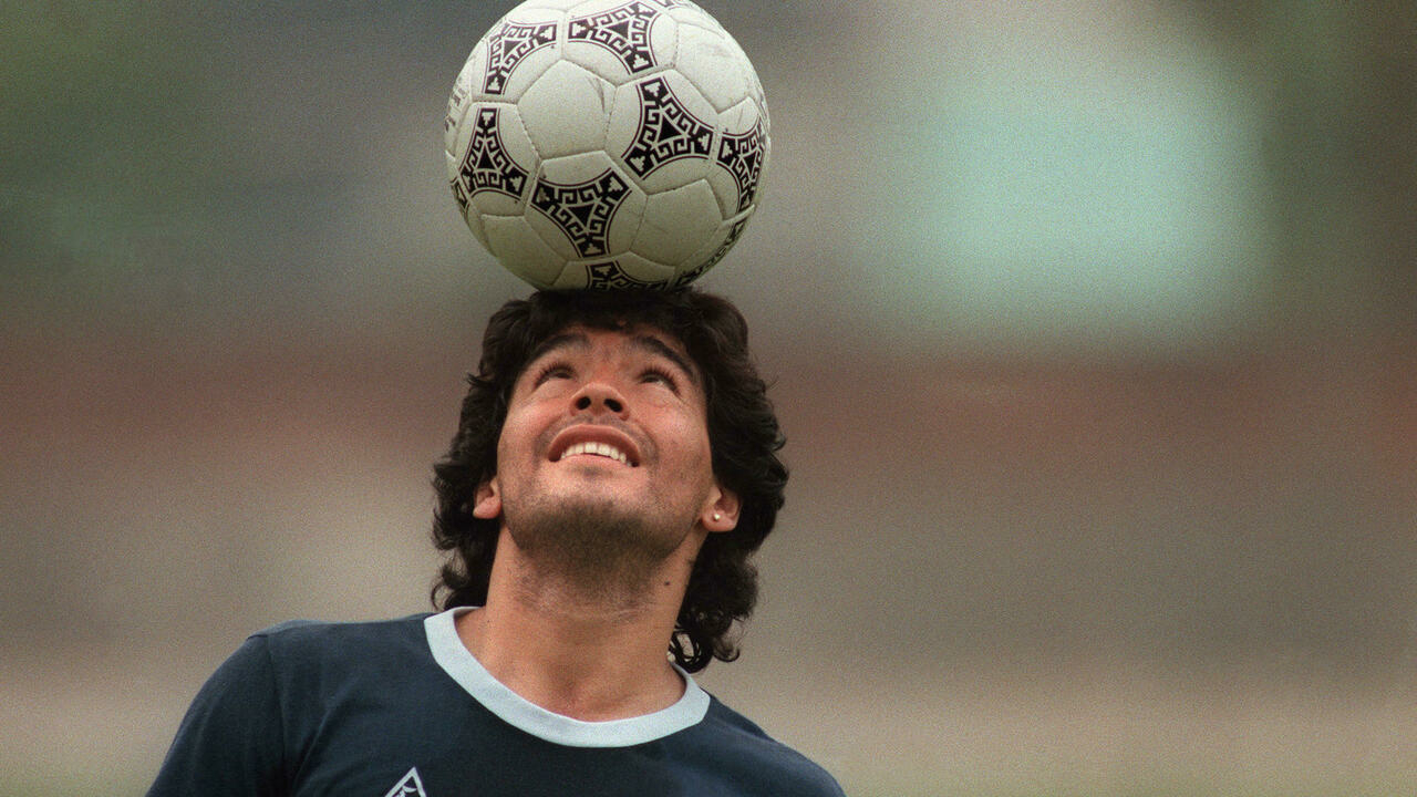 La leyenda del futbol argentino Diego Maradona. Foto Prensa Libre (AFP) 