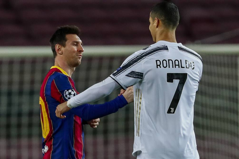 Lionel Messi y Cristiano Ronaldo quedaron eliminados nuevamente en los octavos de final de la Champions League. Foto Prensa Libre: Hemeroteca PL.