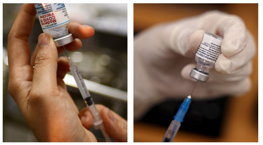 Las farmacéuticas Pfizer y Moderna aumentaron los precios de su vacuna contra el covid-19 a través de un acuerdo con la Unión Europea. (Foto Prensa Libre: AFP)