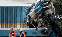 Tres muertos y decenas de heridos en un choque de trenes en República Checa. (Foto Prensa Libre: EFE)