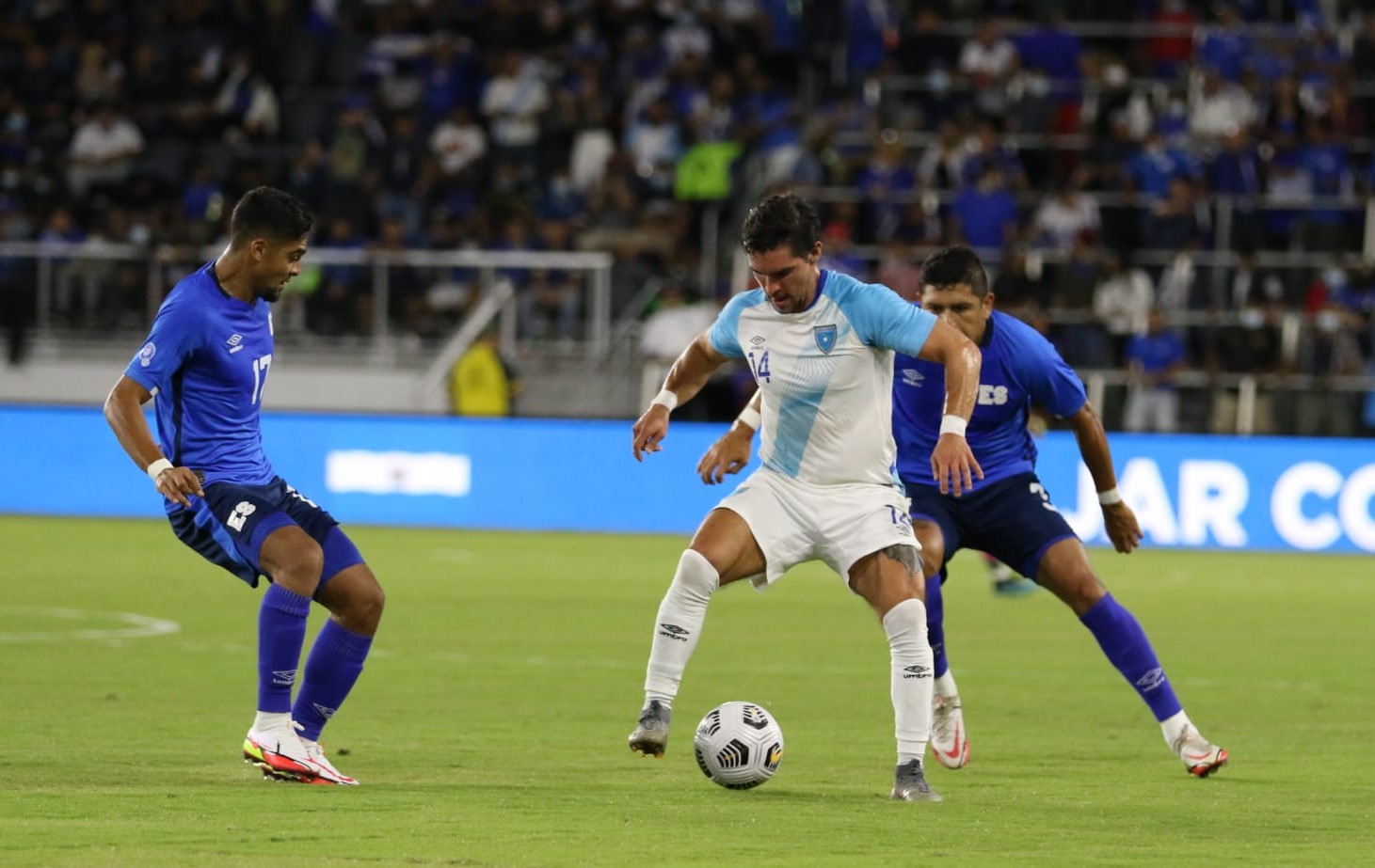 La Selección de Guatemala se ha enfrentado a la de El Salvador en varias oportunidades durante los últimos meses, en Estados Unidos. (Foto Fedefut).