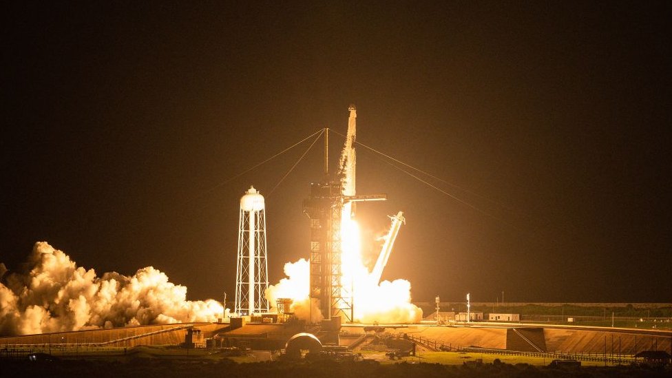 La tripulación partió el miércoles desde Florida. Getty Images