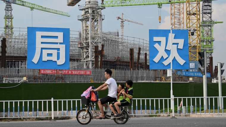 Evergrande está en la actualidad construyendo un estadio para su equipo de fútbol, el Guangzhou FC. 
Getty Images