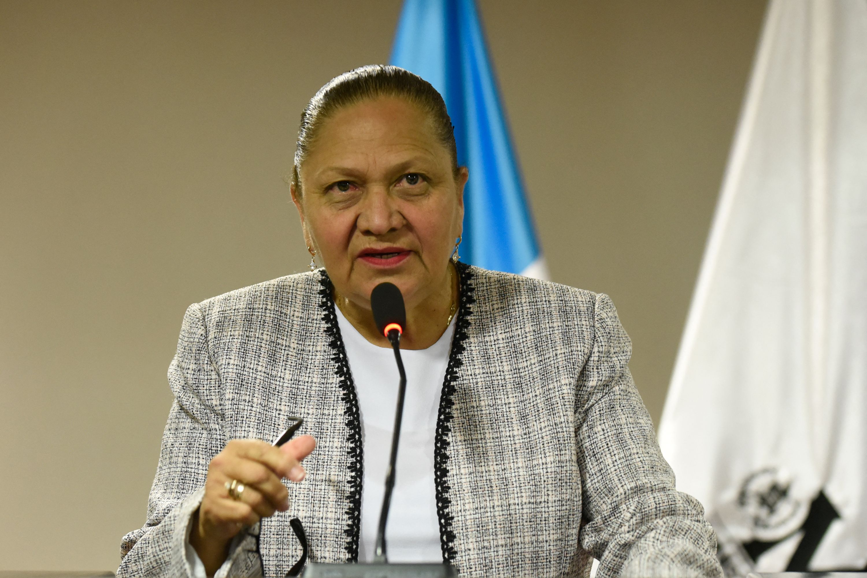 Consuelo Porras, fiscal general y jefa del Ministerio Público de Guatemala. (AFP)