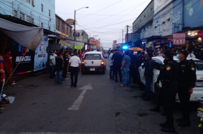 Lugar donde ocurrió el ataque armado contra Milagros del Rosario Merino. (Foto Prensa Libre: Amílcar Montejo)