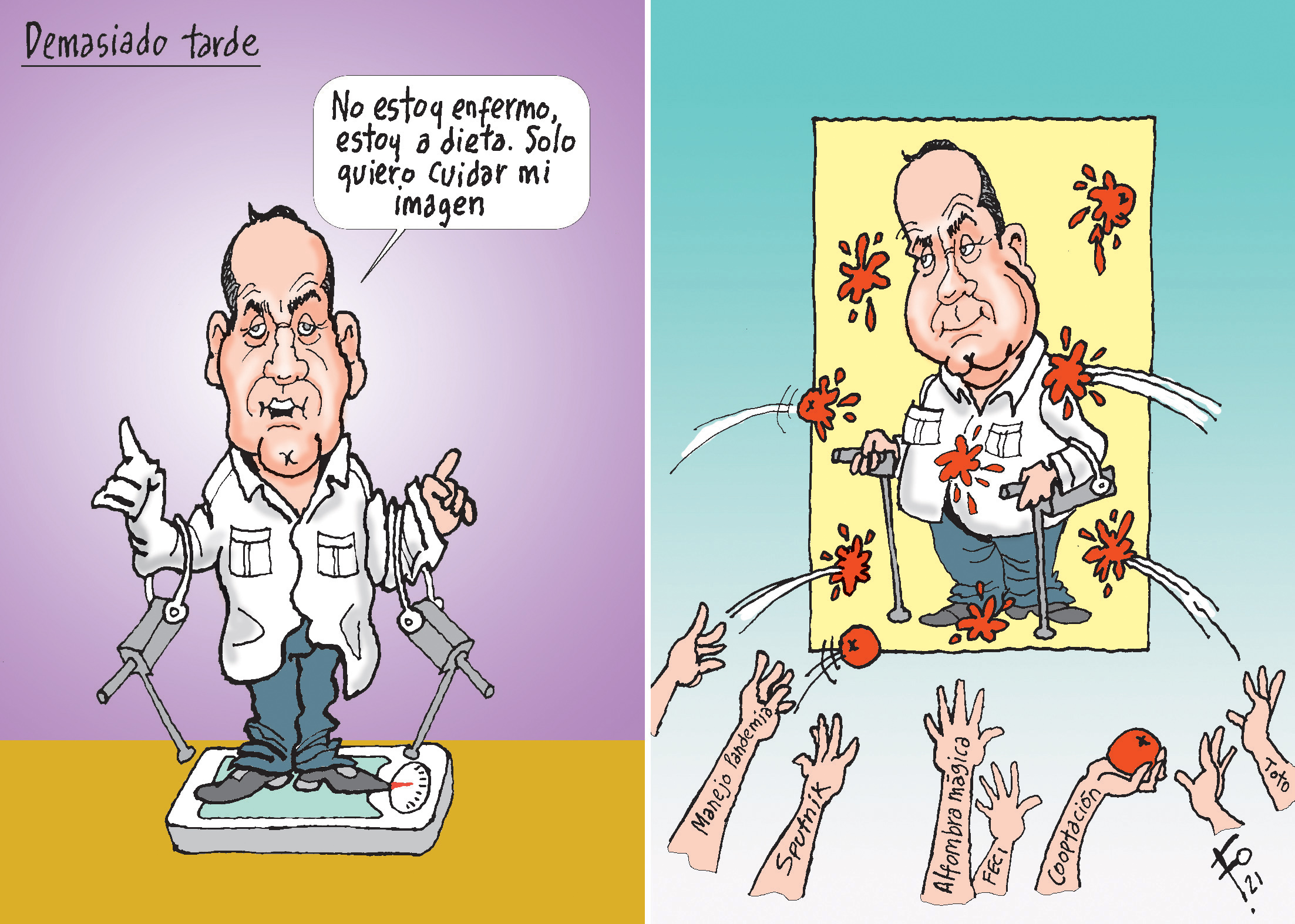 Personaje: Alejandro Giammattei.