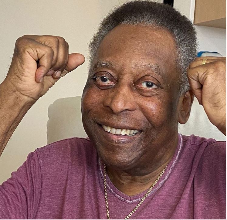 Pelé, de 80 años, presenta "buena evolución clínica" y "permanecerá, a partir de ahora, en recuperación en la habitación. (Foto Redes).