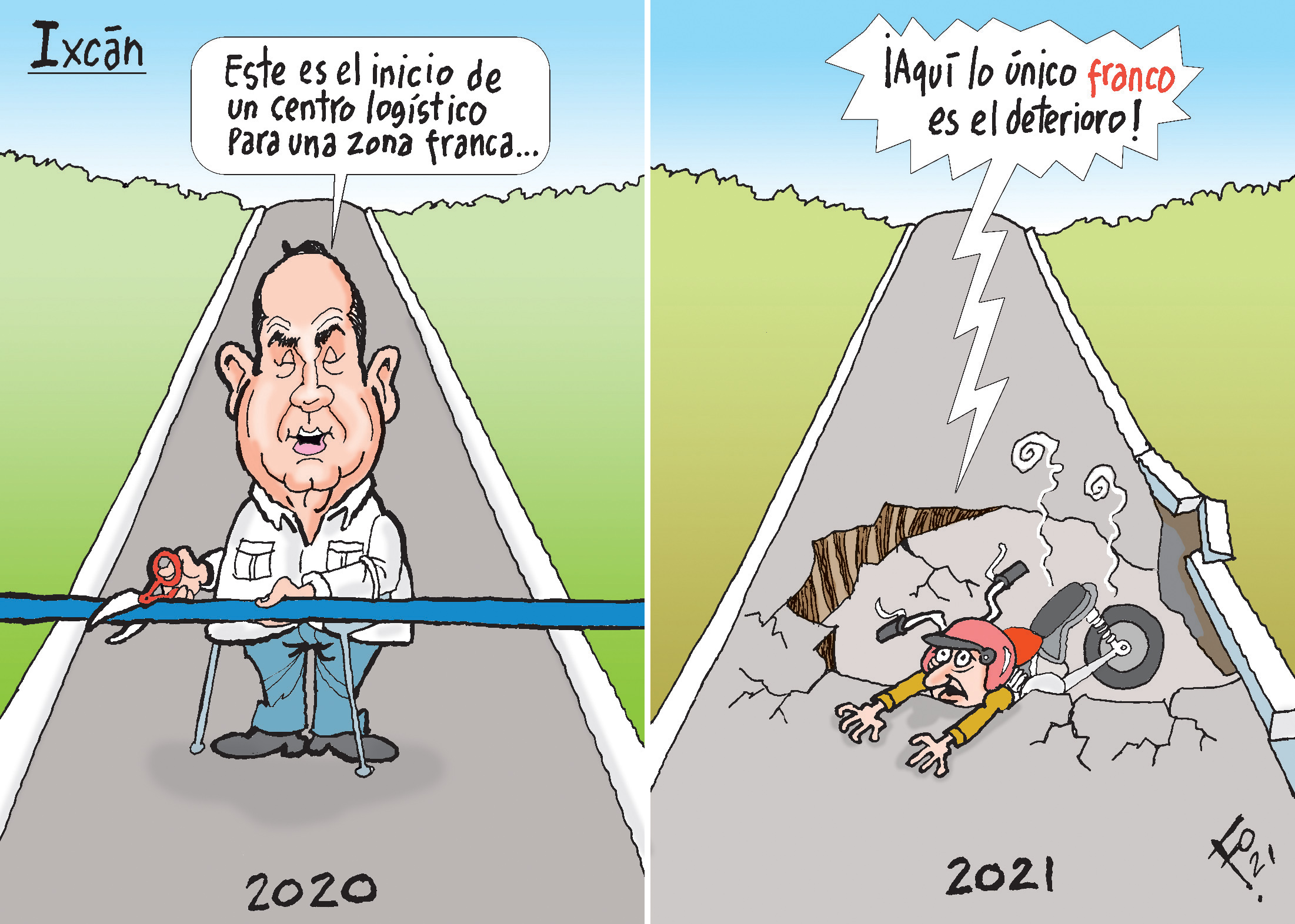 Personaje: Alejandro Giammattei.